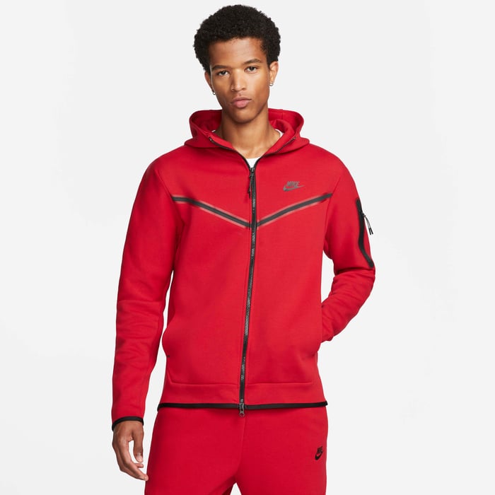 ウォーキング・ランニングウェア Nike Techfleece red set Conjunto Nike Tech Fleece Vermelho