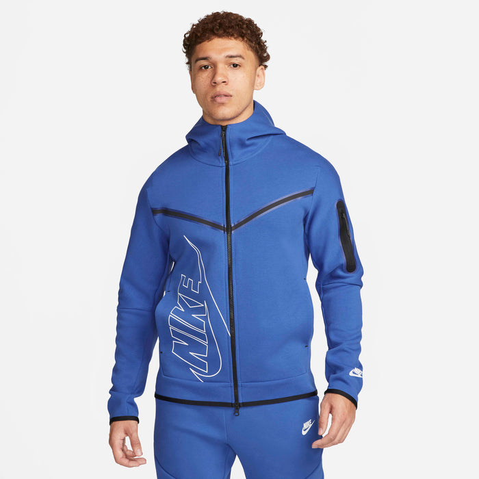 Conjunto Nike Tech Fleece Azul Escuro Estampado