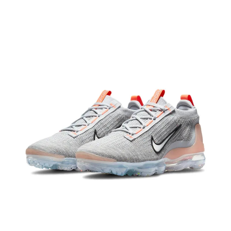 Nike Air VaporMax Flyknit 2021 'Grey Fog Bright Mango'