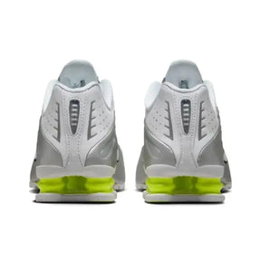 Nike Shox R4 'White Metallic Silver Volt'