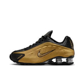 Nike Shox R4 'Black Metallic Gold'