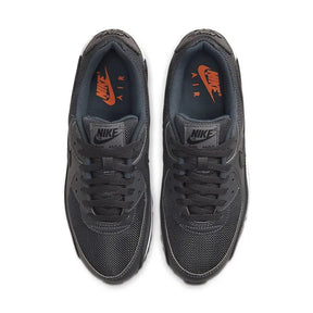 Nike Air Max 90 Cinza Escuro/Laranja