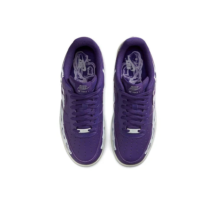 Nike Air Force 1 'Skeleton Purple'