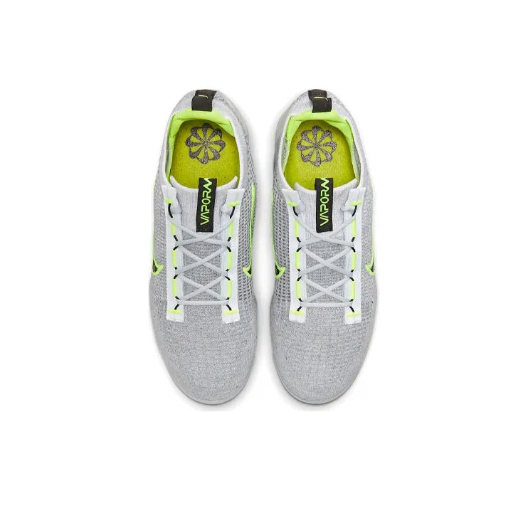 Nike Air VaporMax Flyknit 2021 'Wolf Grey White Volt'