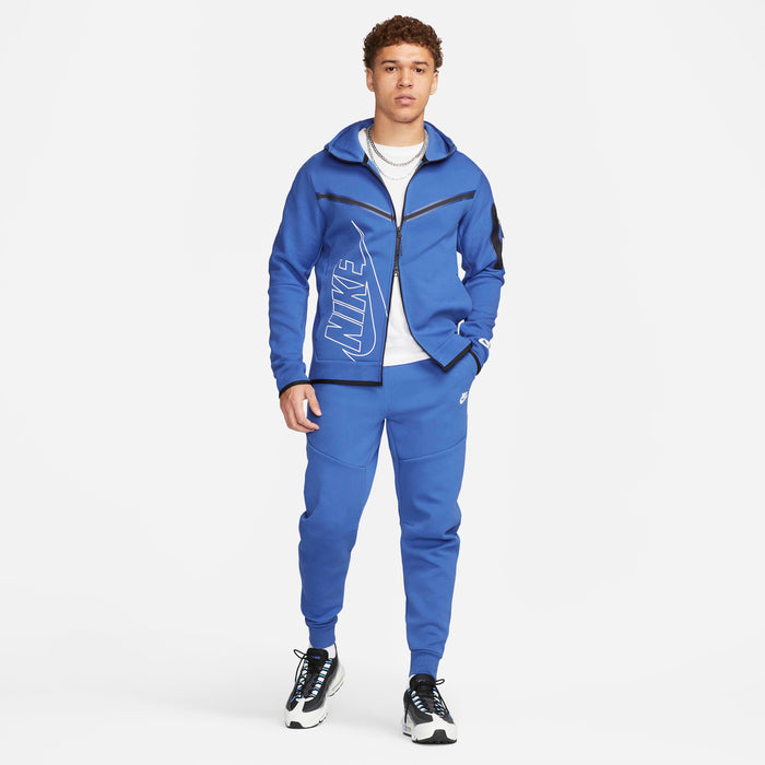 Conjunto Nike Tech Fleece Azul Escuro Estampado