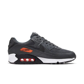 Nike Air Max 90 Cinza Escuro/Laranja