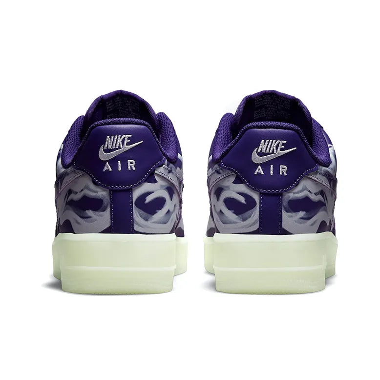 Nike Air Force 1 'Skeleton Purple'