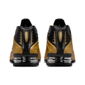 Nike Shox R4 'Black Metallic Gold'